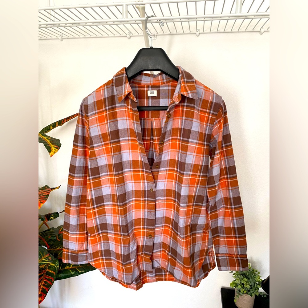 Uniqlo Flannel Button Down Shirt - Unisex